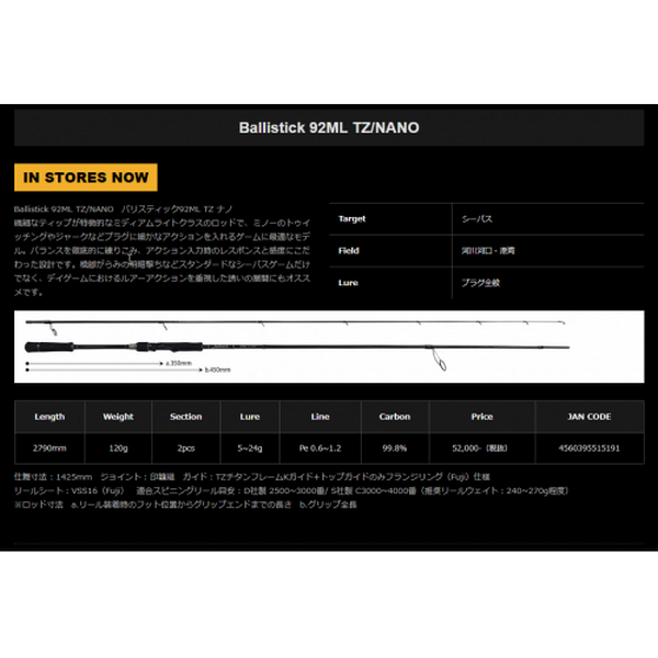 Yamaga Blanks Ballistick 92ML TZ/NANO