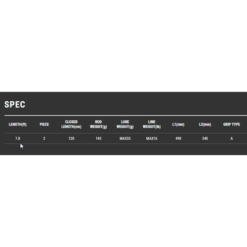 Tailwalk Keison Runsback SPEC-K S78XH