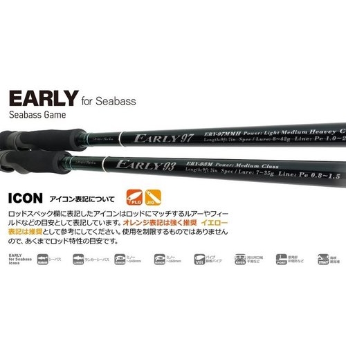 Yamaga Blanks EARLY 93M For SeaBass