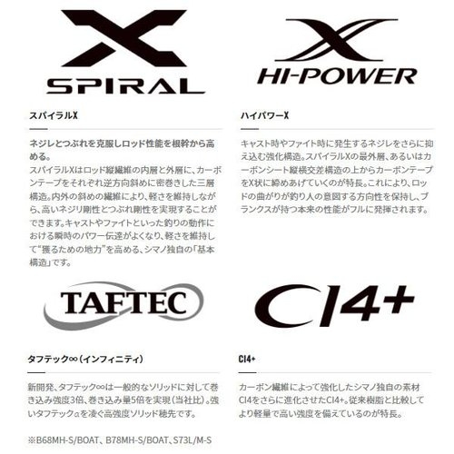 Shimano 22 Hard Rocker SS B68MH-S/BOAT