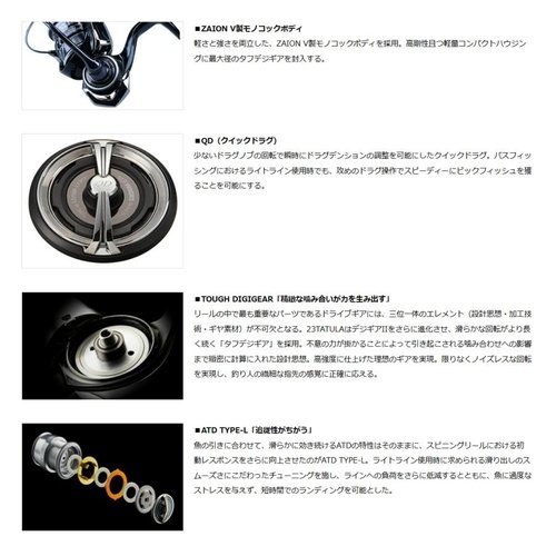 Daiwa 23 Tatula  LT2500S-XH-QD