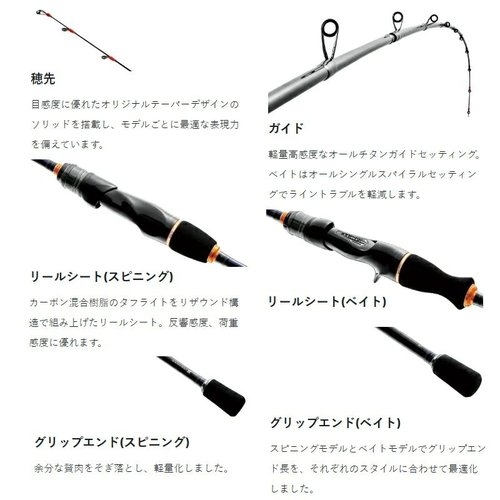 Gamakatsu LUXXE EGTR XX B65M-solid