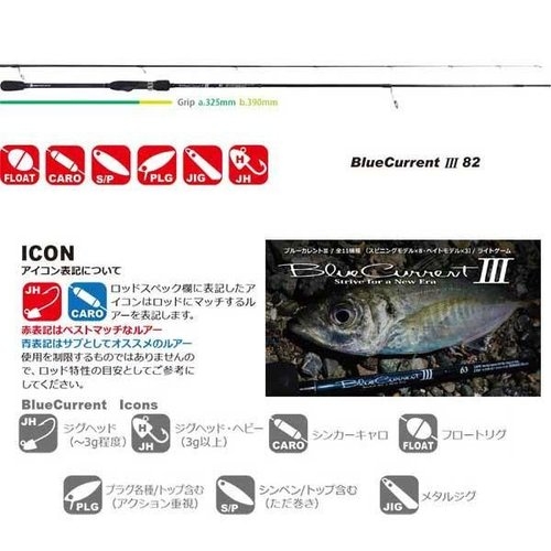 Yamaga Blanks Blue Current 82