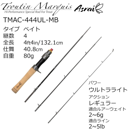 Abu Troutin Marquis Asrai TMAC-444UL-MB