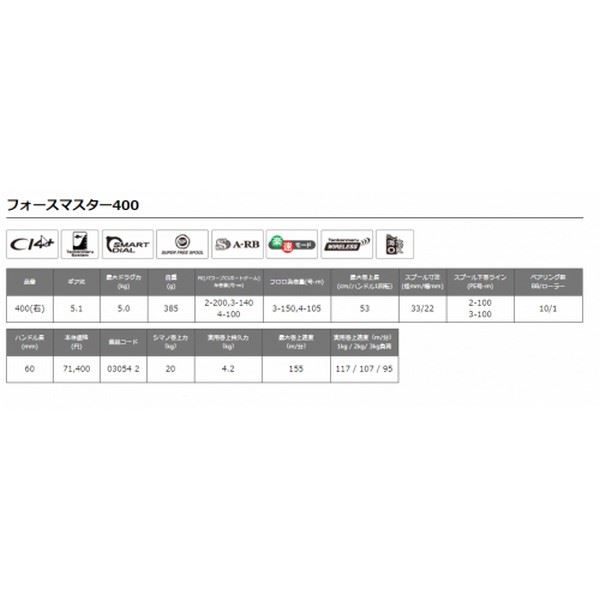 Shimano 13 ForceMaster 400
