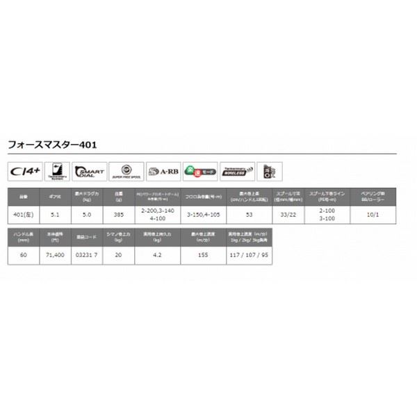 Shimano 13 ForceMaster 401