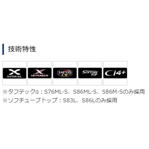 Shimano 19 Sephia SS S86ML-S
