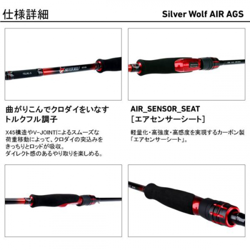 Daiwa 19 Silver Wolf AIR AGS 75LML-S