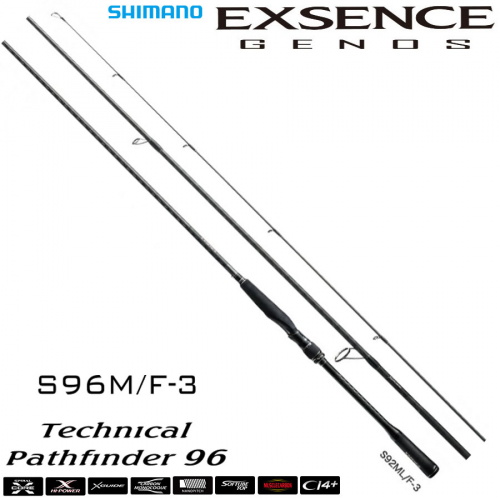 Shimano 19 Exsence Genos S96M/F-3
