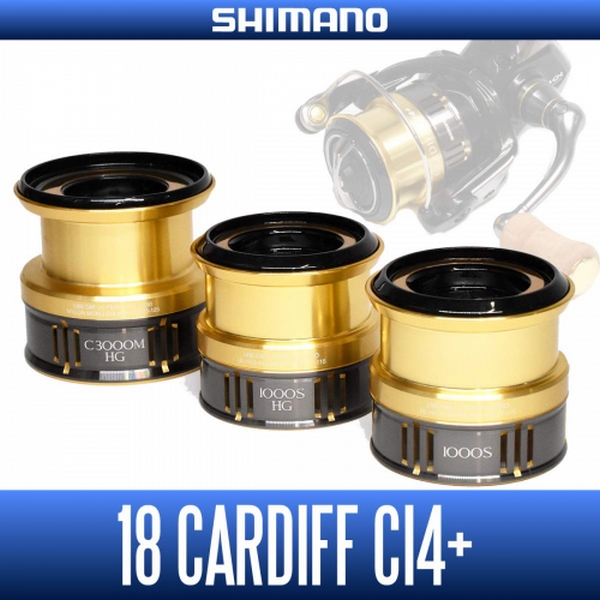 Шпуля Shimano 18 Cardiff CI4+ 1000S 1000SHG