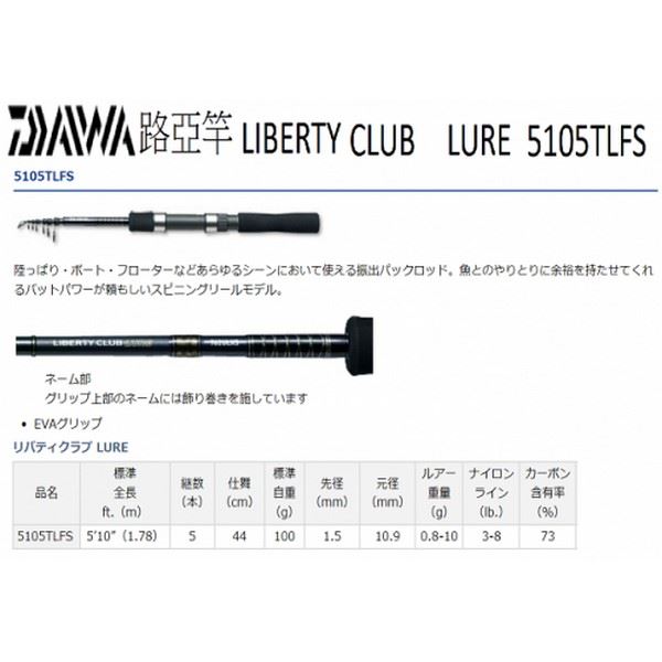Daiwa Liberty Club Lure 5105 TLFS