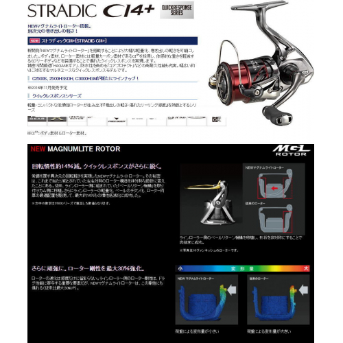 Shimano 16 Stradic CI4+ 3000ХGM