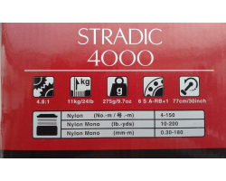 Shimano 15 Stradic 4000