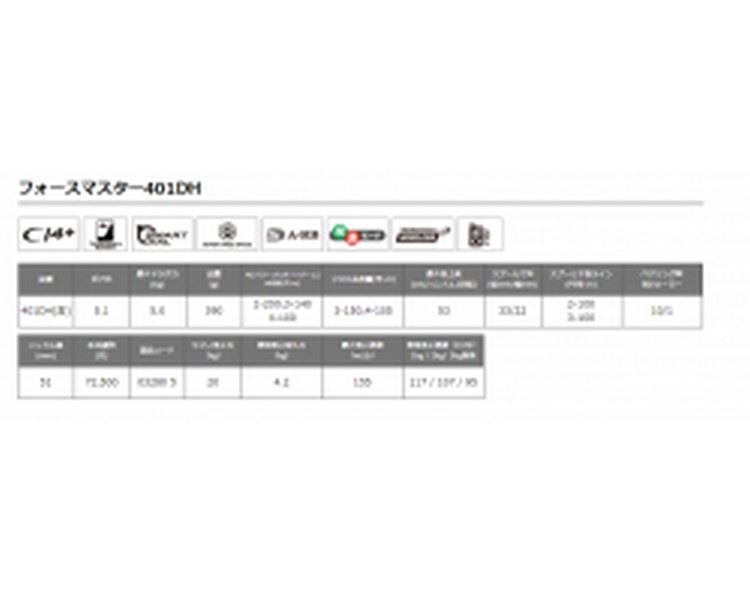 Shimano 13 ForceMaster 401DH
