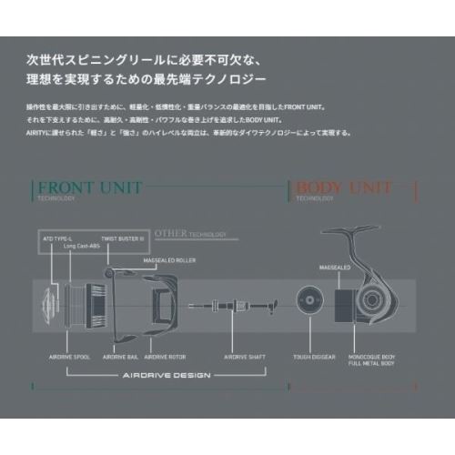 Daiwa 23  Airity LT2000S-H